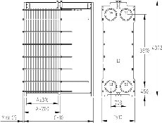Пластинчатый разборный теплообменник SWEP GL-430T