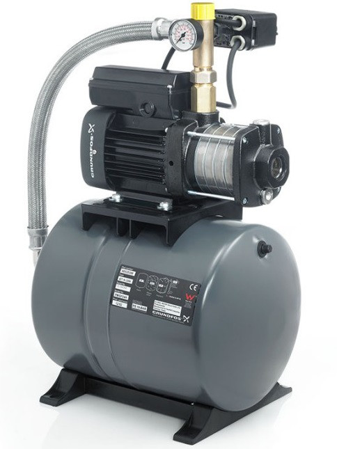 Установка повышенного давления GRUNDFOS CMB 3-55 (БАК 60 ЛИТРОВ)