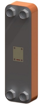 Паяный теплообменник HYDAC HEX S722-50