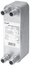 Пластинчатые паяные теплообменники Danfoss серия XB04