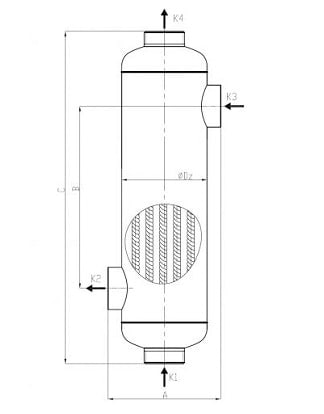 Кожухотрубный теплообменник Secespol REV750S