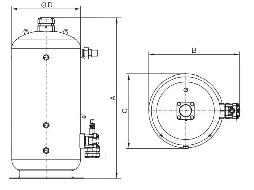 Кожухотрубный теплообменник BITZER FS33